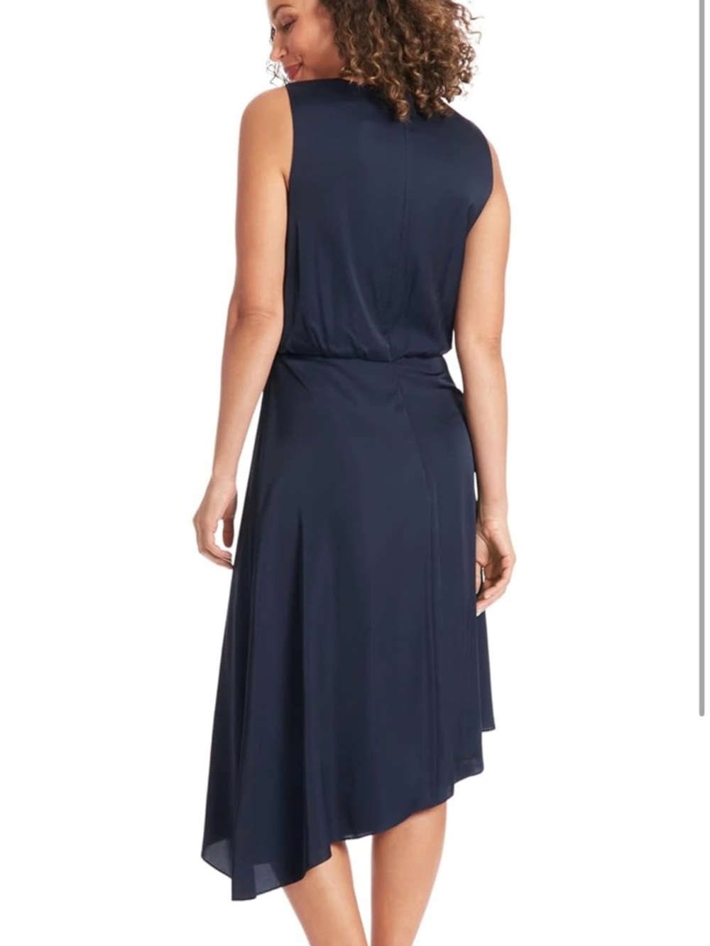 London Times Draped Front Sheath Dress - Picture 4 of 10